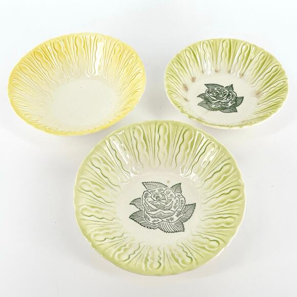 50s Scio Pottery Hairpin serving bowls set of 3 1950s vintage - Picture 1 of 12